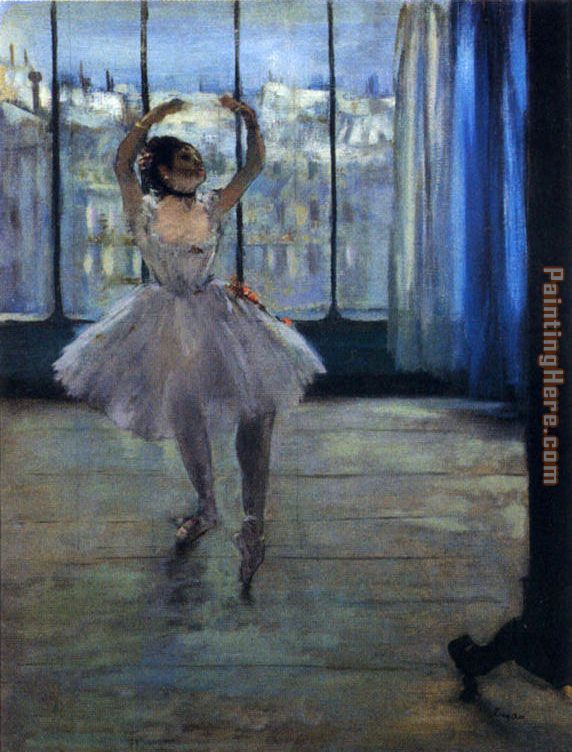 Dancer At The Photographer's Studio painting - Edgar Degas Dancer At The Photographer's Studio art painting